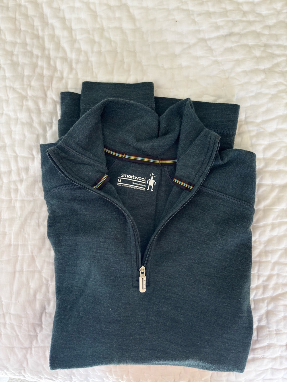 Smartwool 100% merino wool quarter zip